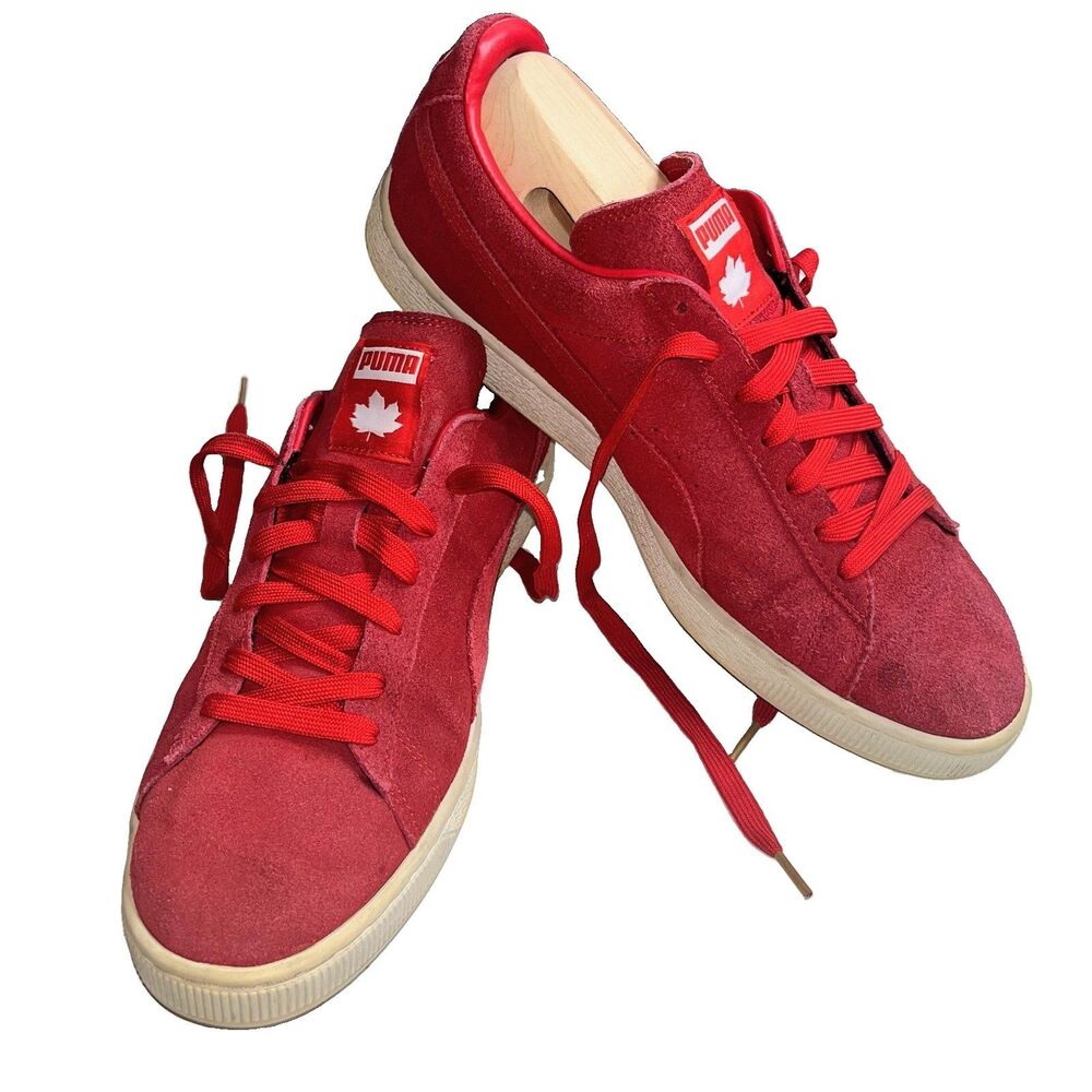 Puma Suede Classic East West Pack Toronto Canada Red Mens Size 13 Shoes